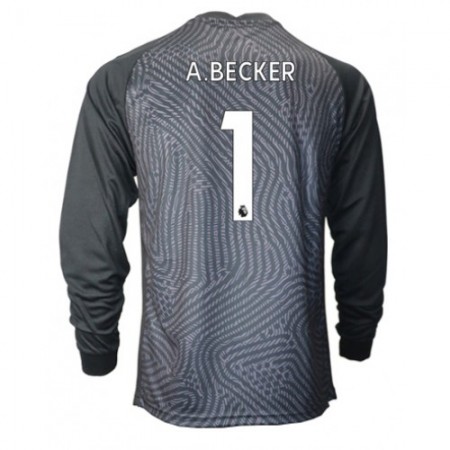 Jalkapallo Pelipaidat Liverpool A.Becker 1 Maalivahti Kotipaita 2020-2021 Pitkähihainen